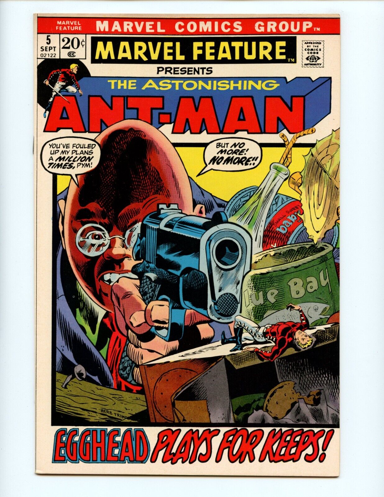 Marvel Feature #5 Comic Book 1972 VF+ Ant-Man Comics Egghead