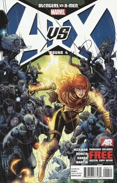 Avengers Vs. X-Men (2012) #4 Direct Market VF. Stock Image