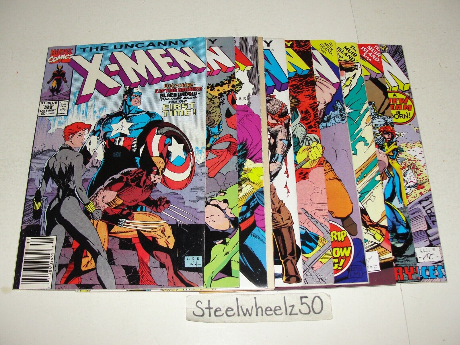 Uncanny X-Men 9 Comic Lot Marvel 1990 268 269 275 276 277 278 279 280 281 Lee