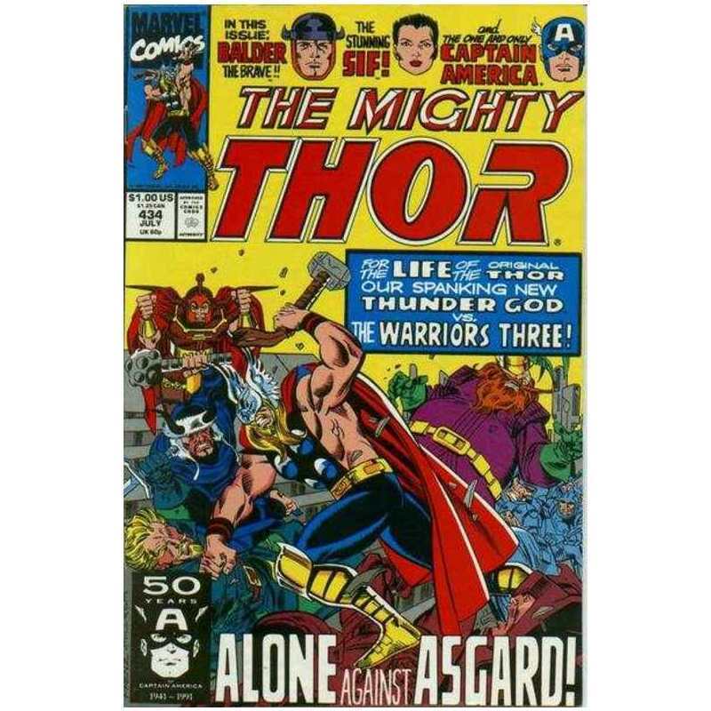 Thor (1966 series) #434 in Near Mint minus condition. Marvel comics [w@