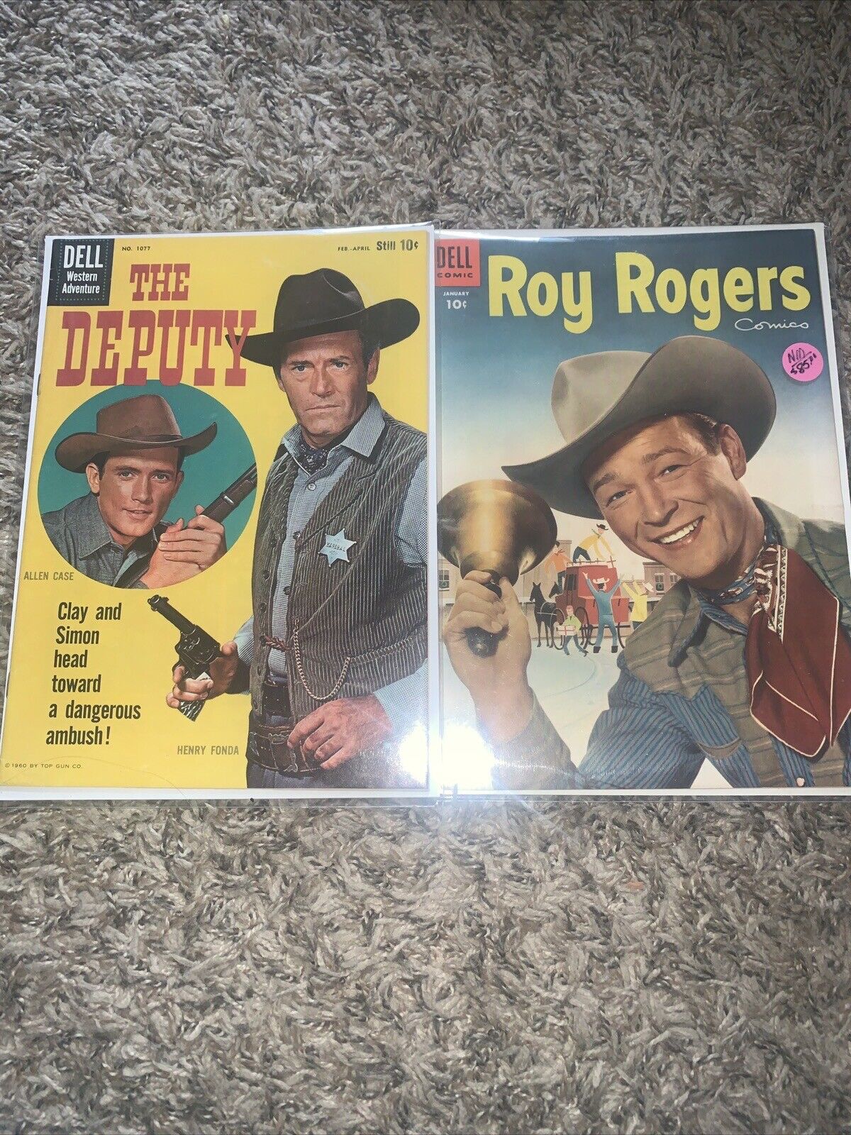 Vintage Dell The Deputy no. 1077/ Roy Rodgers January books Near Mint