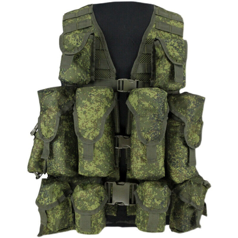 6sh117 Tactical Vest Russian Army AK Set W/Molle Pouches Replica US Stock