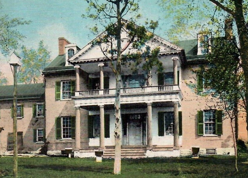 Vintage Postcard Rose Hill Home of Thomas Jefferson First Governor Maryland MD