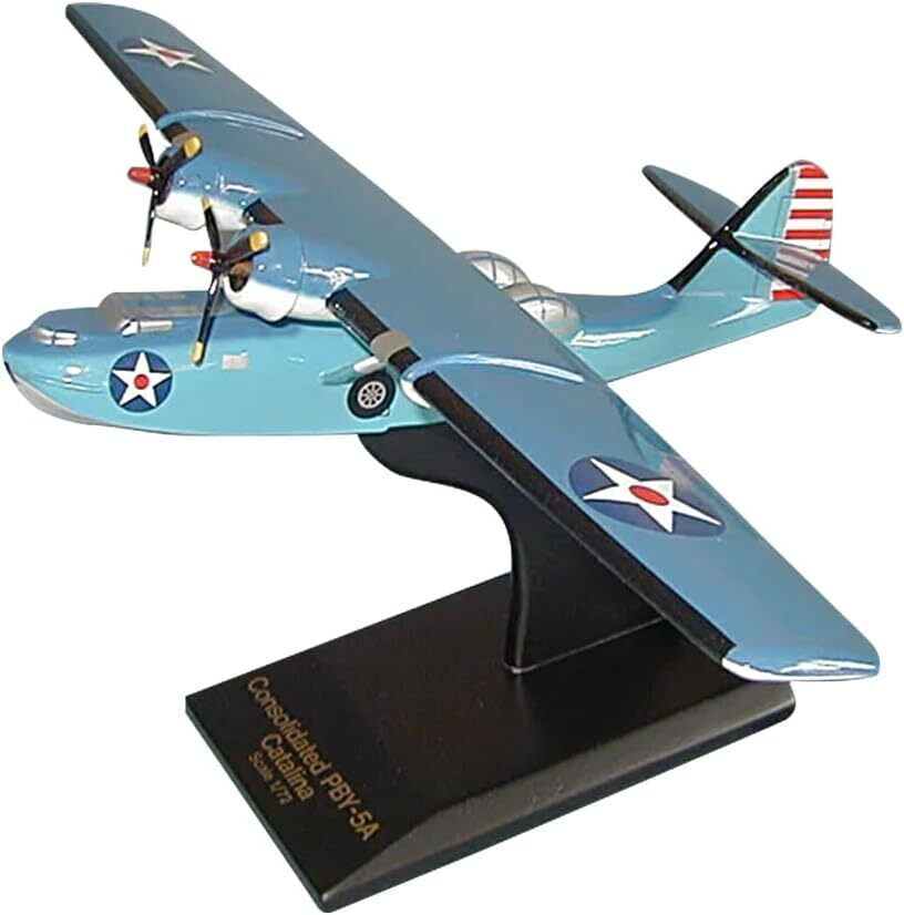 US Navy Consolidated PBY Catalina Flying Boat WWII Desk Model 1/72 SC Airplane