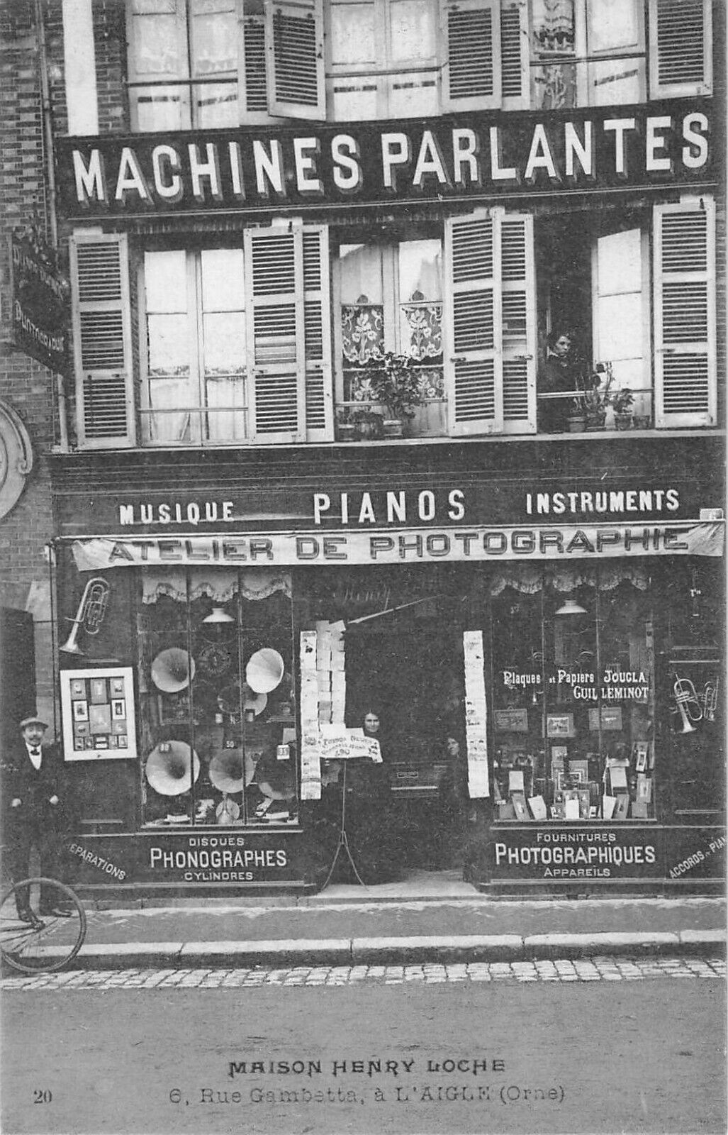 CPA 61 THE EAGLE HOUSE HENRY LOCHE 6 RUE GAMBETTA A L\'AIGLE WORKSHOP PHOTOGRAPHY