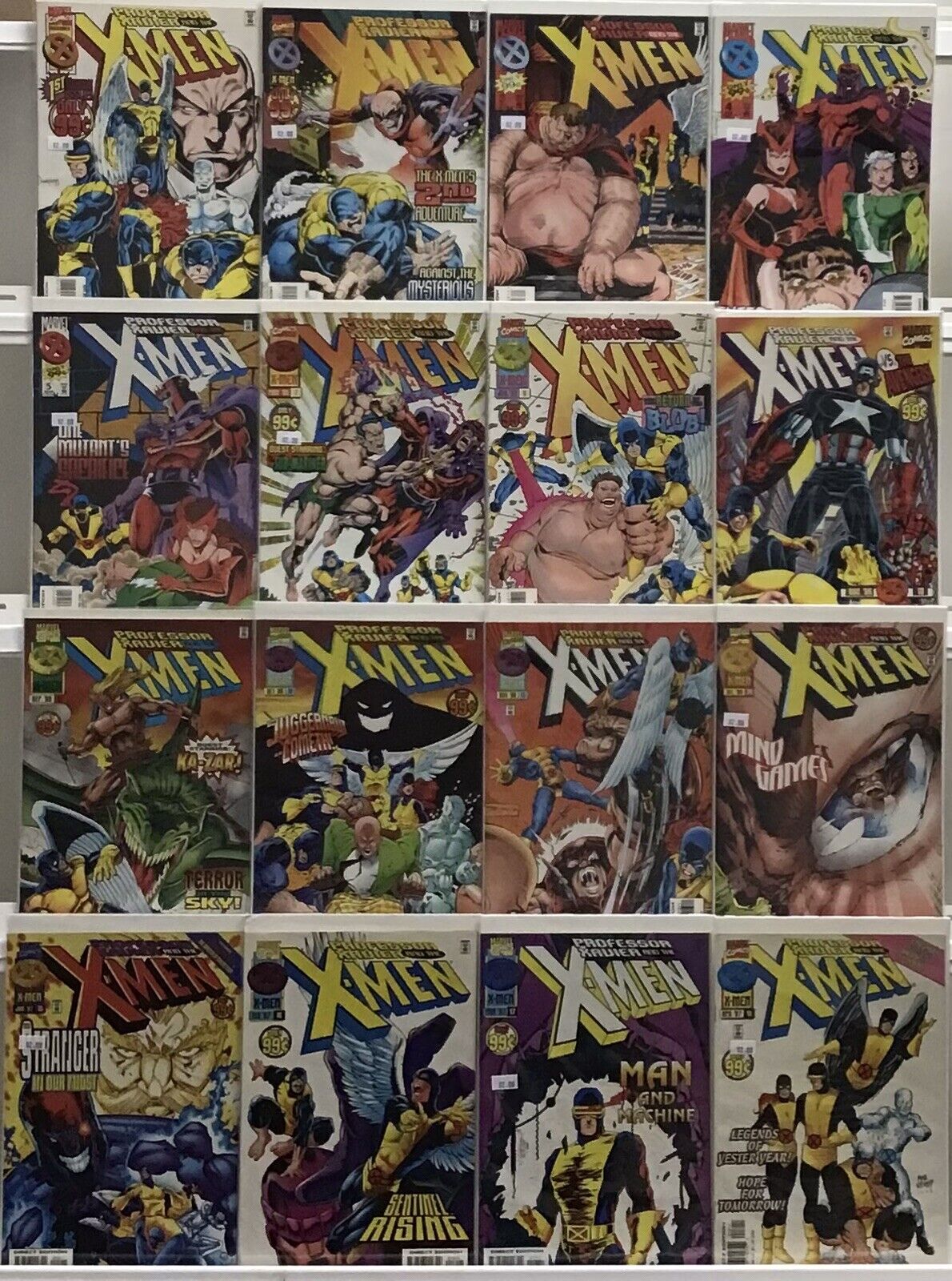 Marvel Comics - X-Men Run Lot 1-18 Missing 6 & 9 - VF/NM