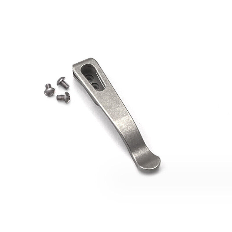 TC4 Titanium Deep Carry Back Clip Pocket Clip For Rick Hinderer XM18 XM24 Knifes