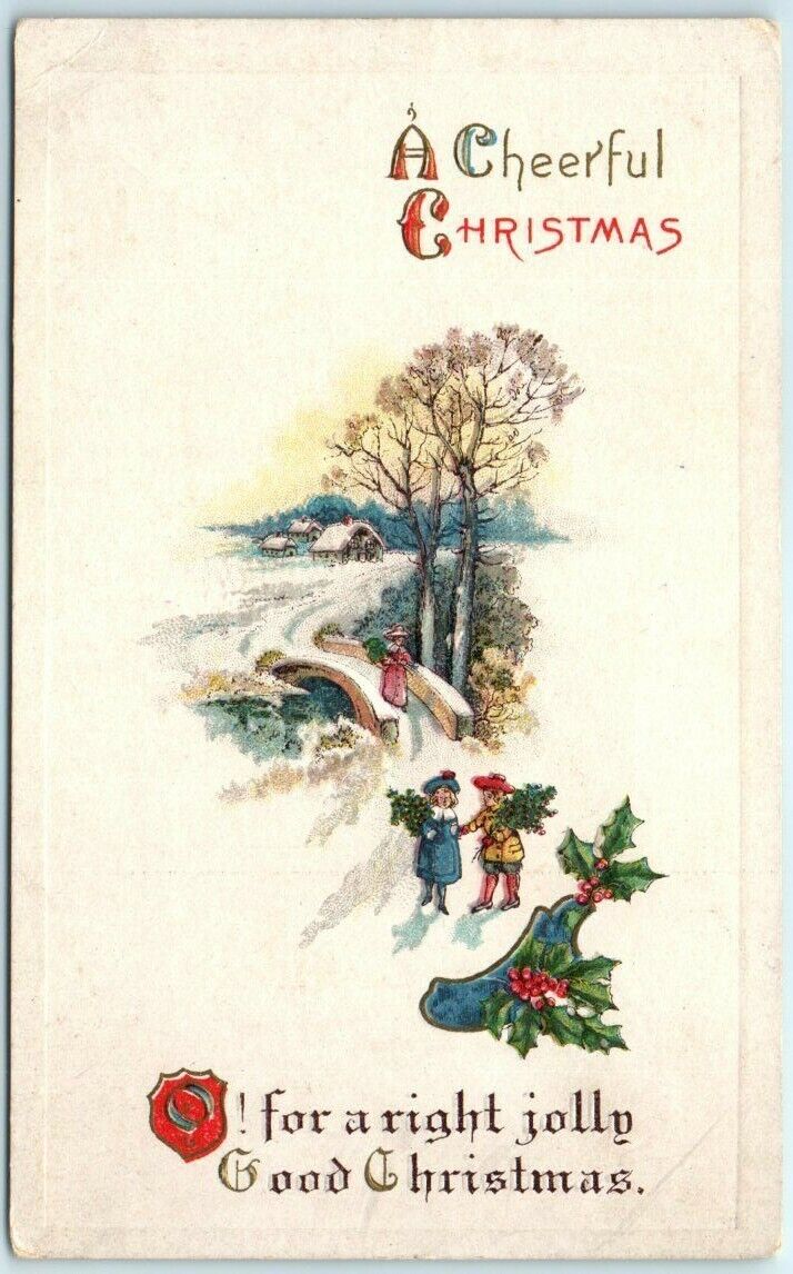 Postcard - A Cheerful Christmas