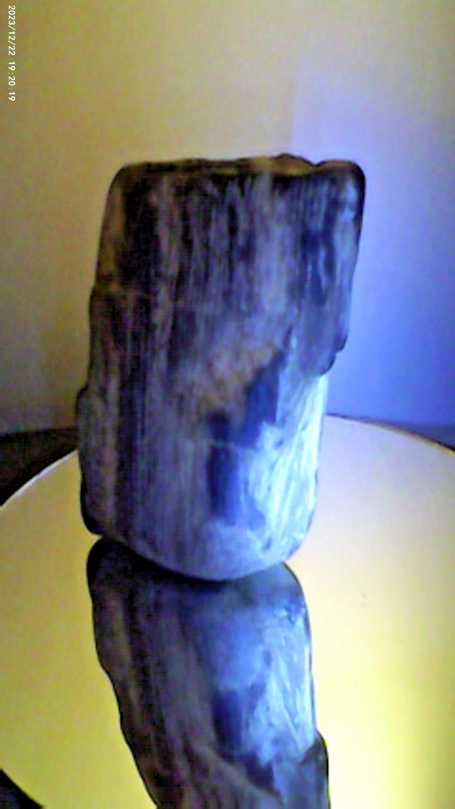 Petrified wood chunk with scorching before play between black gray in Brown's