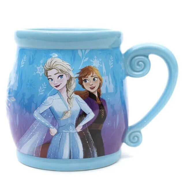 Disney Frozen 2022 Rare Collectable Elsa & Anna 19oz Ceramic Mug New