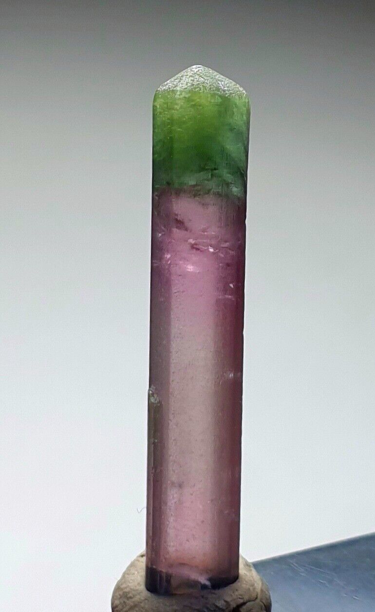 Top Quality GreenCap Purple Tourmaline Crystal From Poprook Mine.