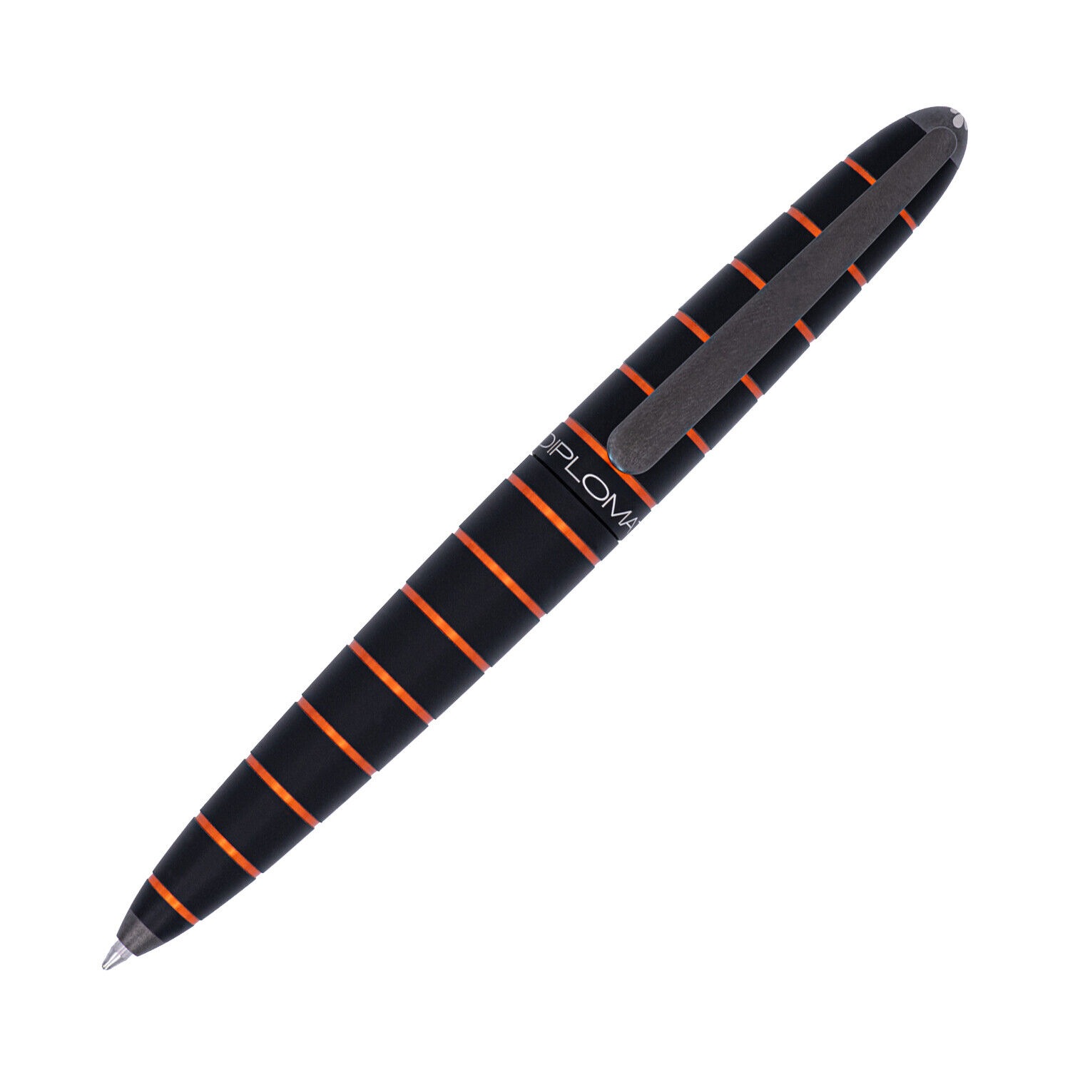 Diplomat Elox Ballpoint Pen in Ring Black/Orange - NEW in Original Box