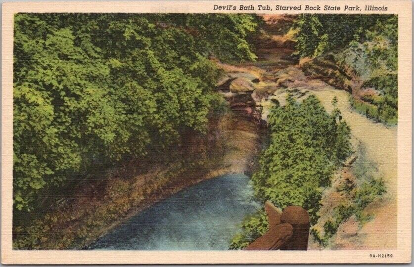 Starved Rock State Park Illinois Postcard \