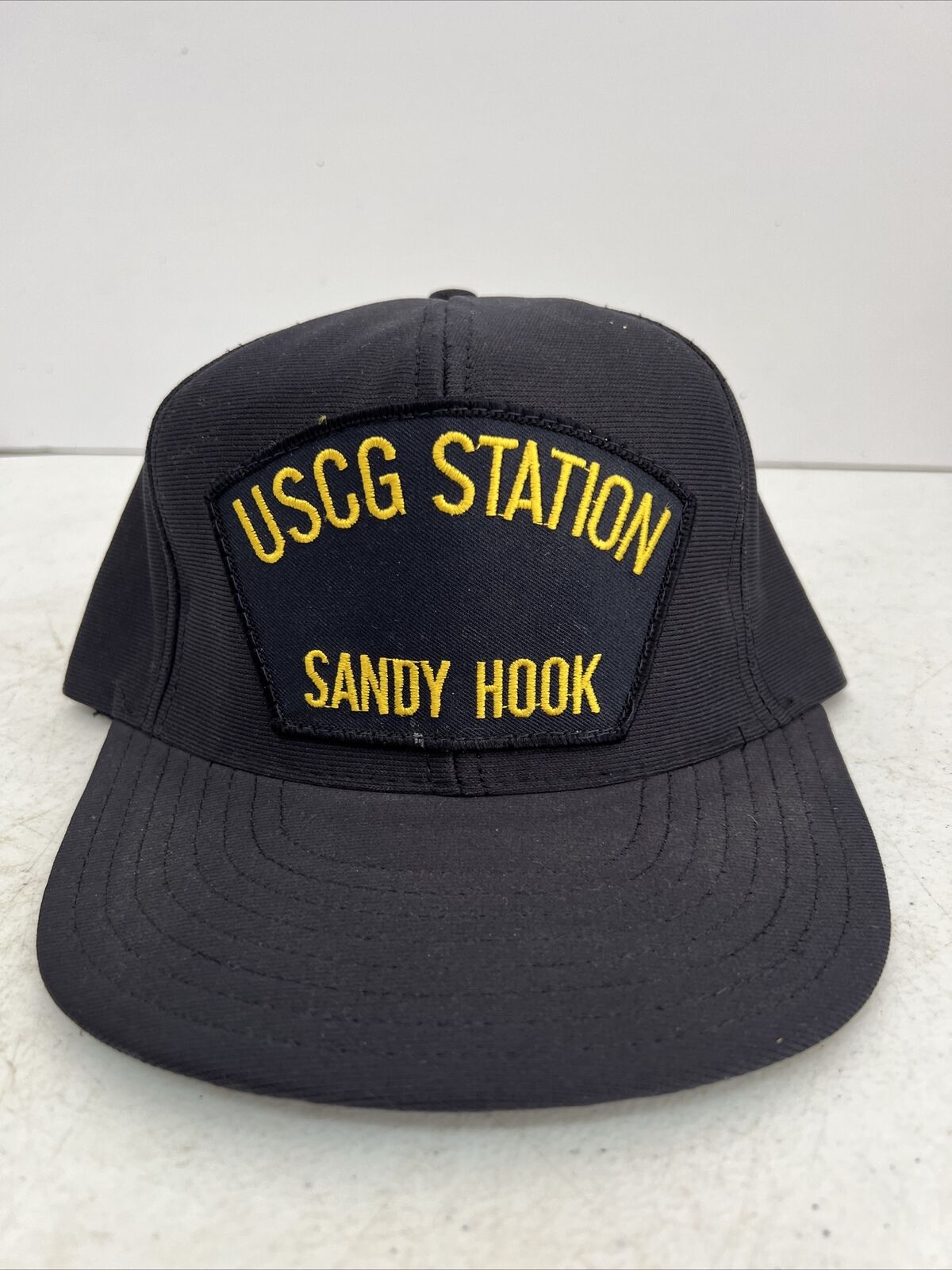 USCG Station Sandy Hook Coast Guard Hat VTG Navy Northstar