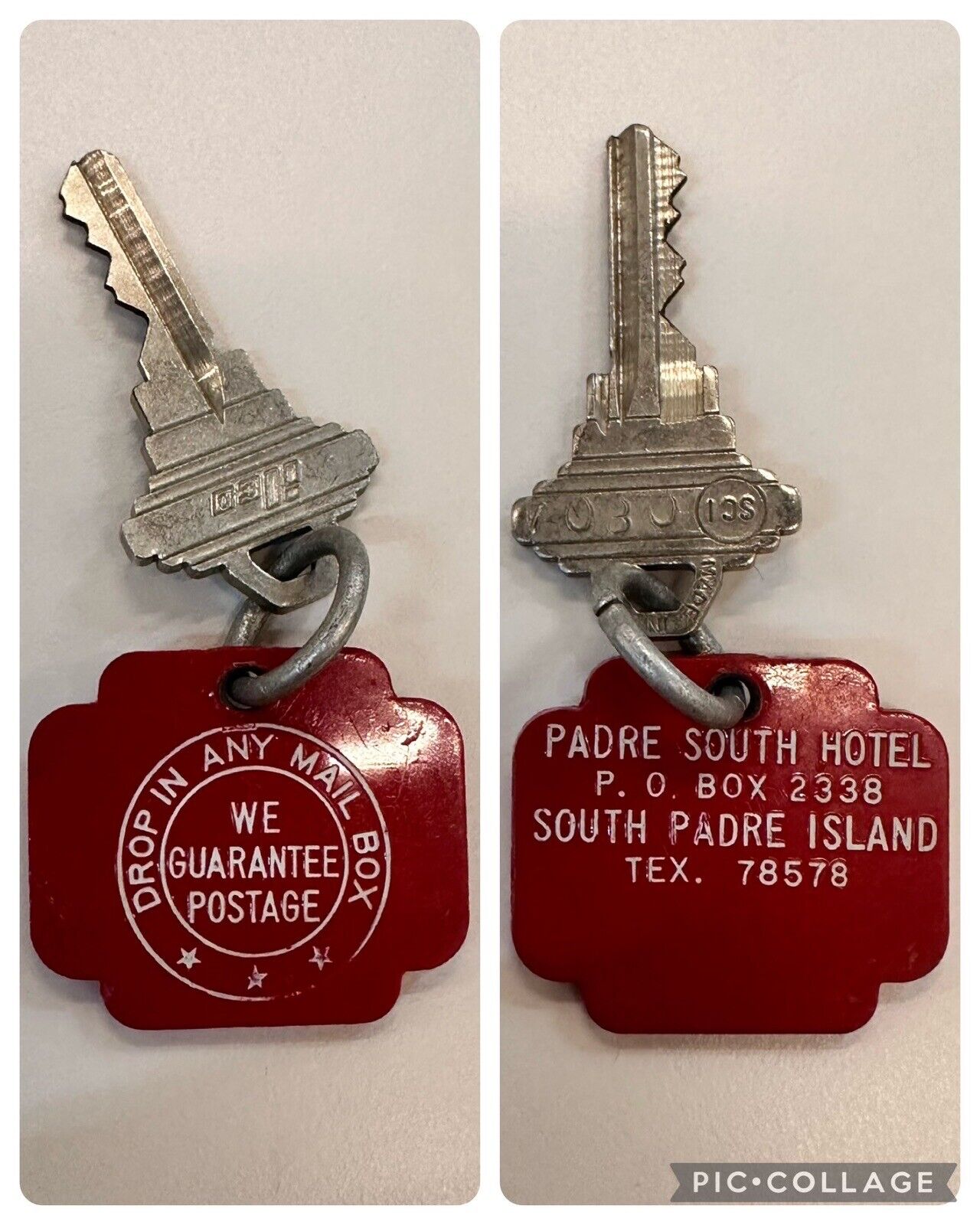 Padre South Hotel South Padre Island Texas 78578 Hotel Room Key #804