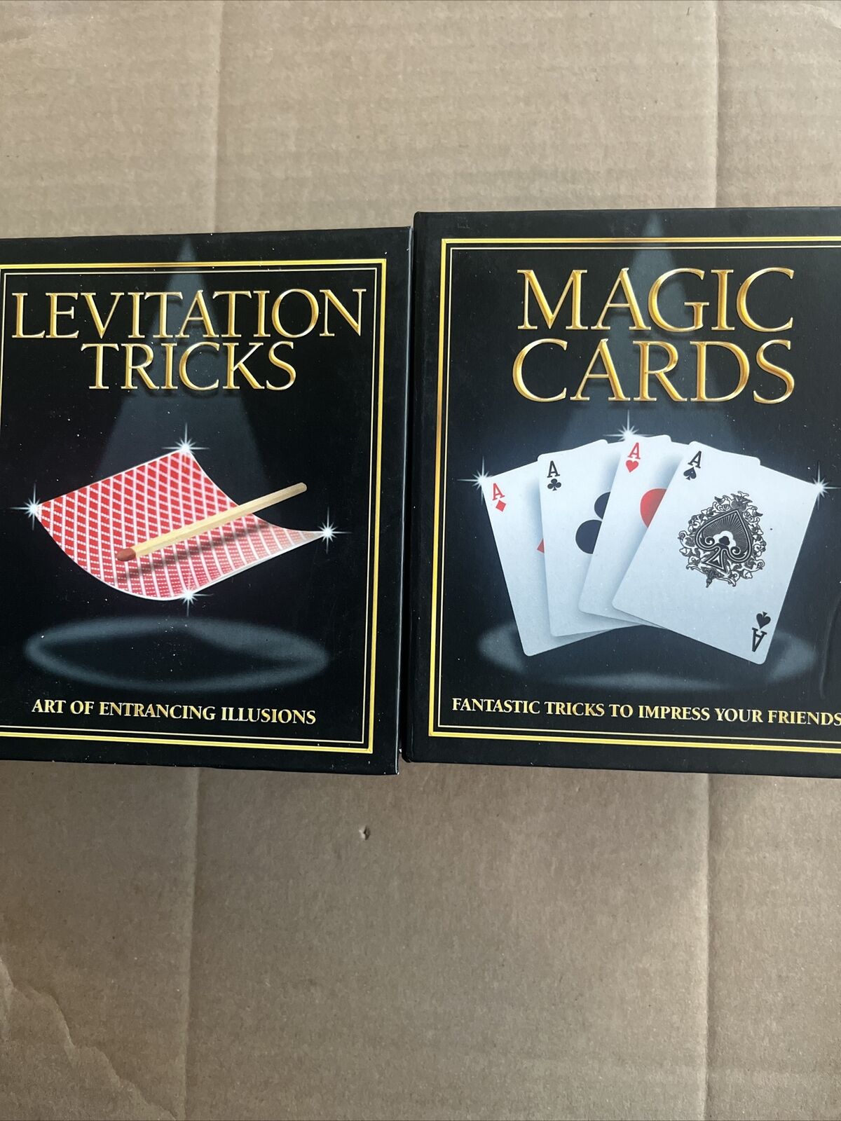 Two Sets Of Magic Tricks Levitation Tricks And Magic Cards
