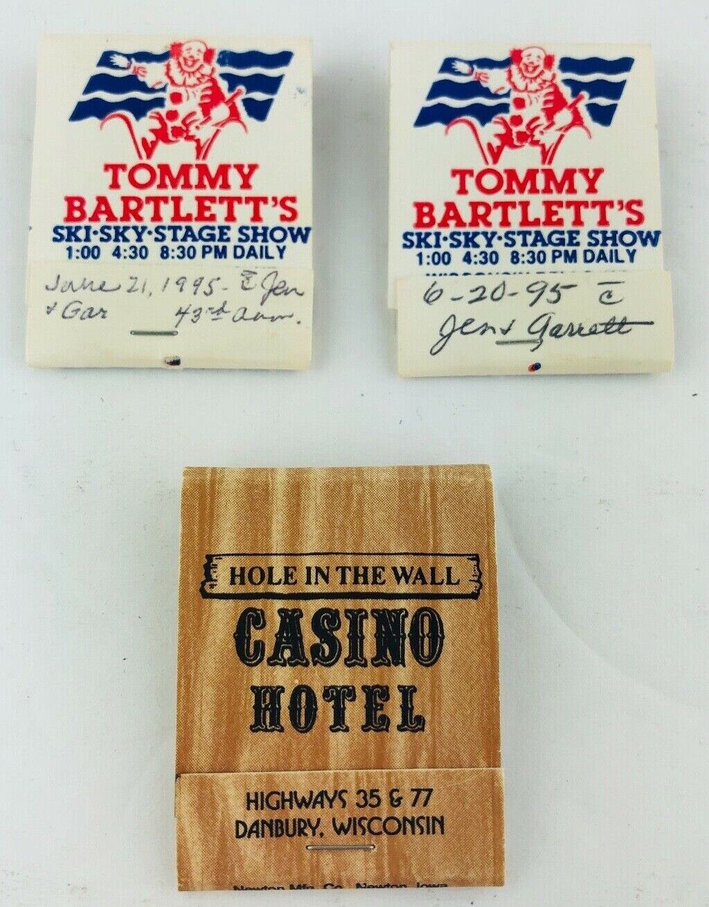 Vintage Tommy Bartlett's Ski Sky Stage Show Hole in the Wall Casino Wisconsin 