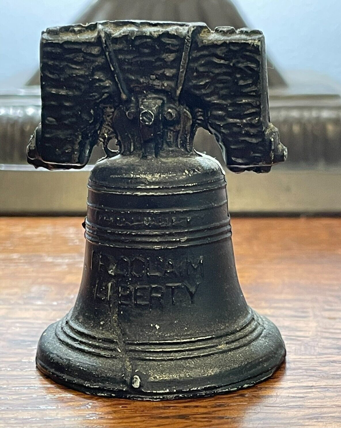 Vintage Liberty Bell Souvenir American Independence Philadelphia Iron Small