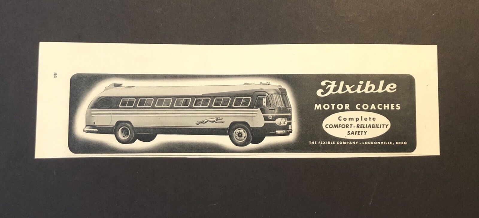 1950’s The Flxible Company Motor Coaches Magazine Ad