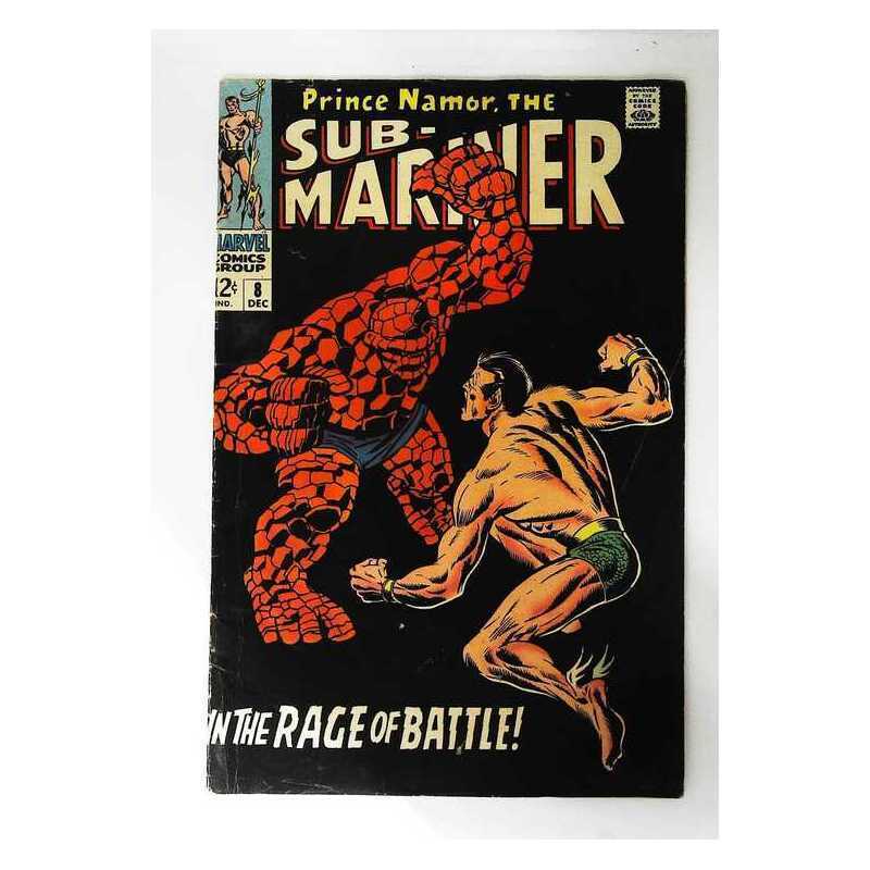 Sub-Mariner (1968 series) #8 in Very Good minus condition. Marvel comics [b\