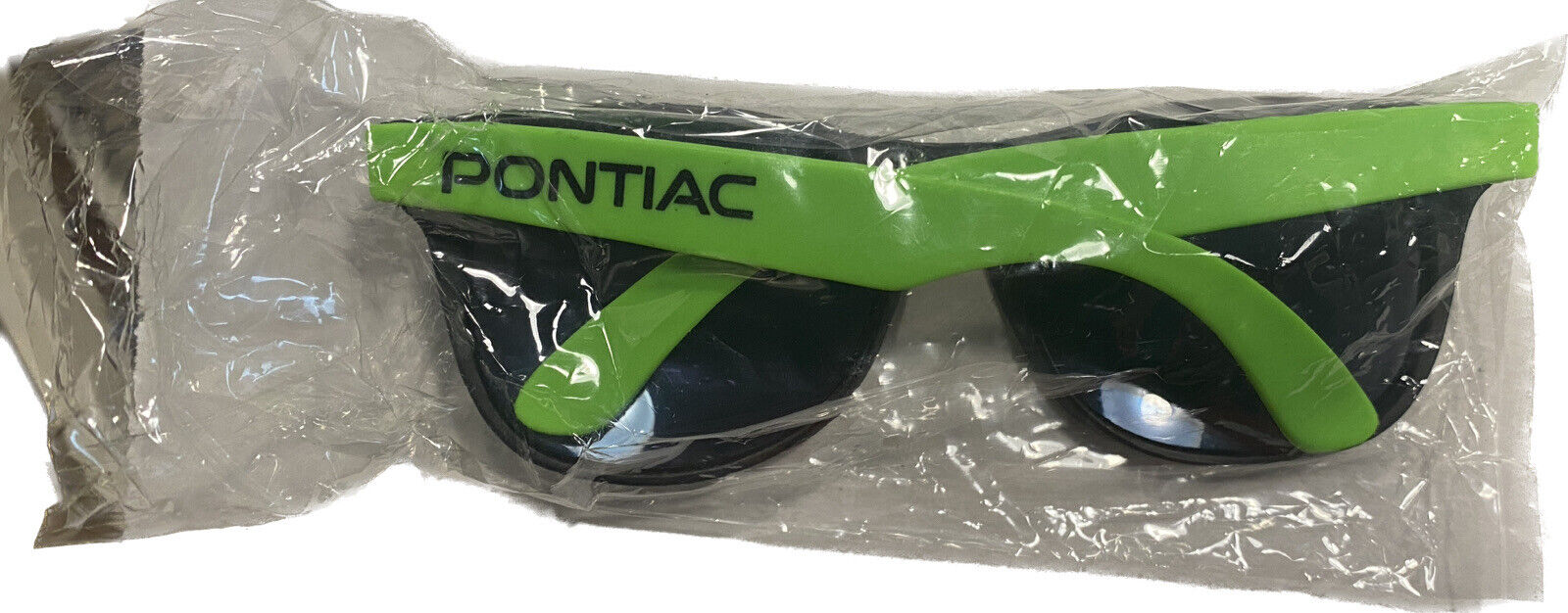 VTG Pontiac Promotional UV Sunglasses Neon Green, New Sealed, 1990’s B