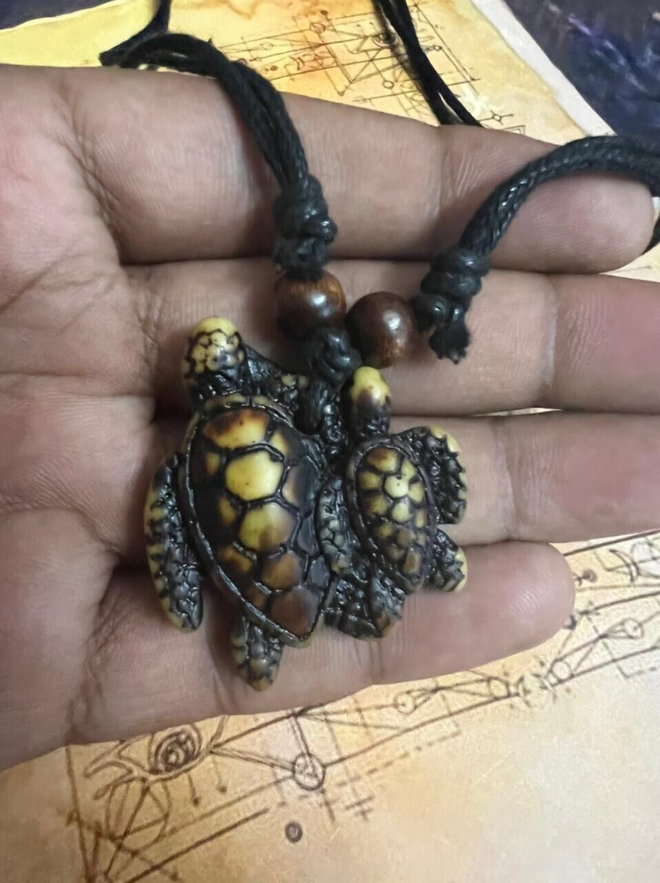 Master Organe Tortoise Pendent Luck Protection Tachyon Prana SUPREME-POWER BLESS