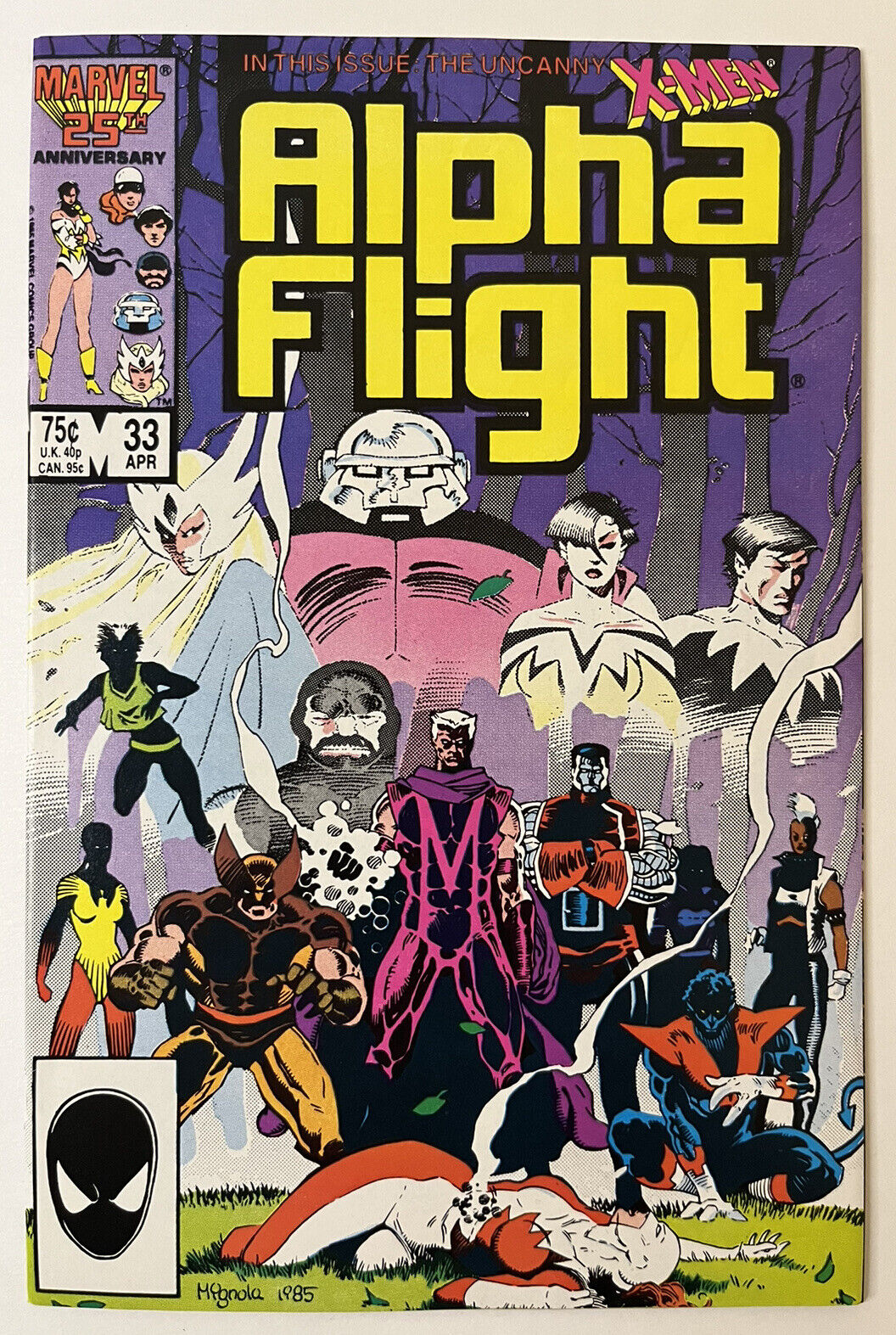 Alpha Flight #33 1986 ✅ 1st App Lady Deathstrike - Wolverine ✅ Marvel Comics