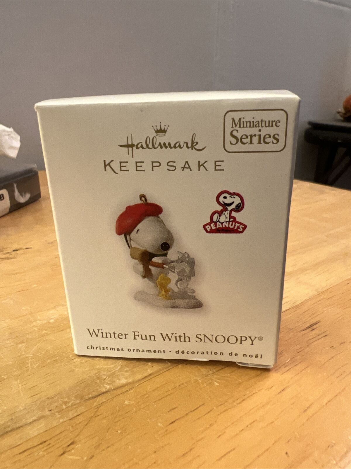 Hallmark Keepsake Miniature Winter Fun With Snoopy, QXM9023
