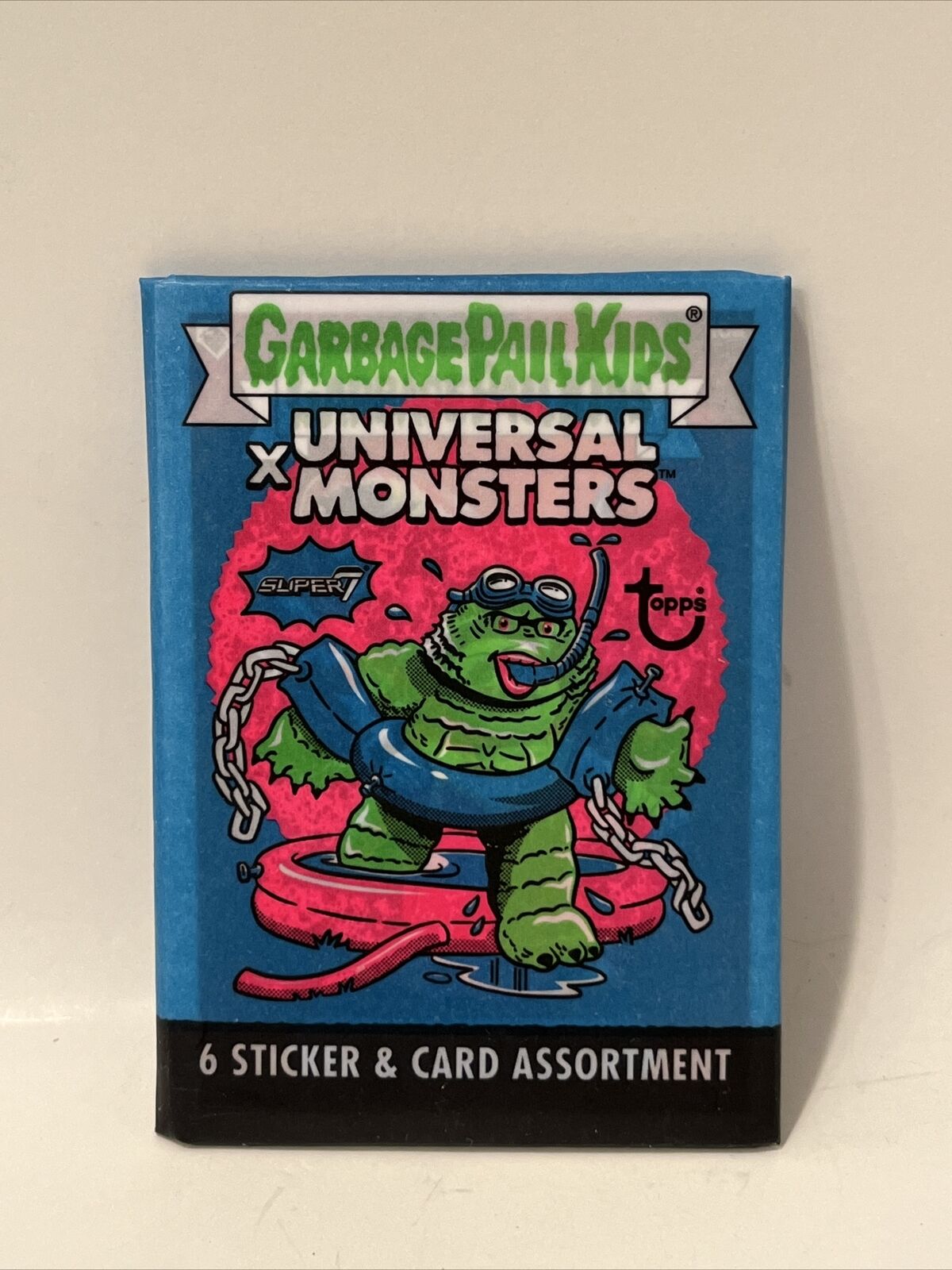 Garbage Pail Kids X Universal Monsters Sealed Pack Super 7 6 Cards Topps GPK