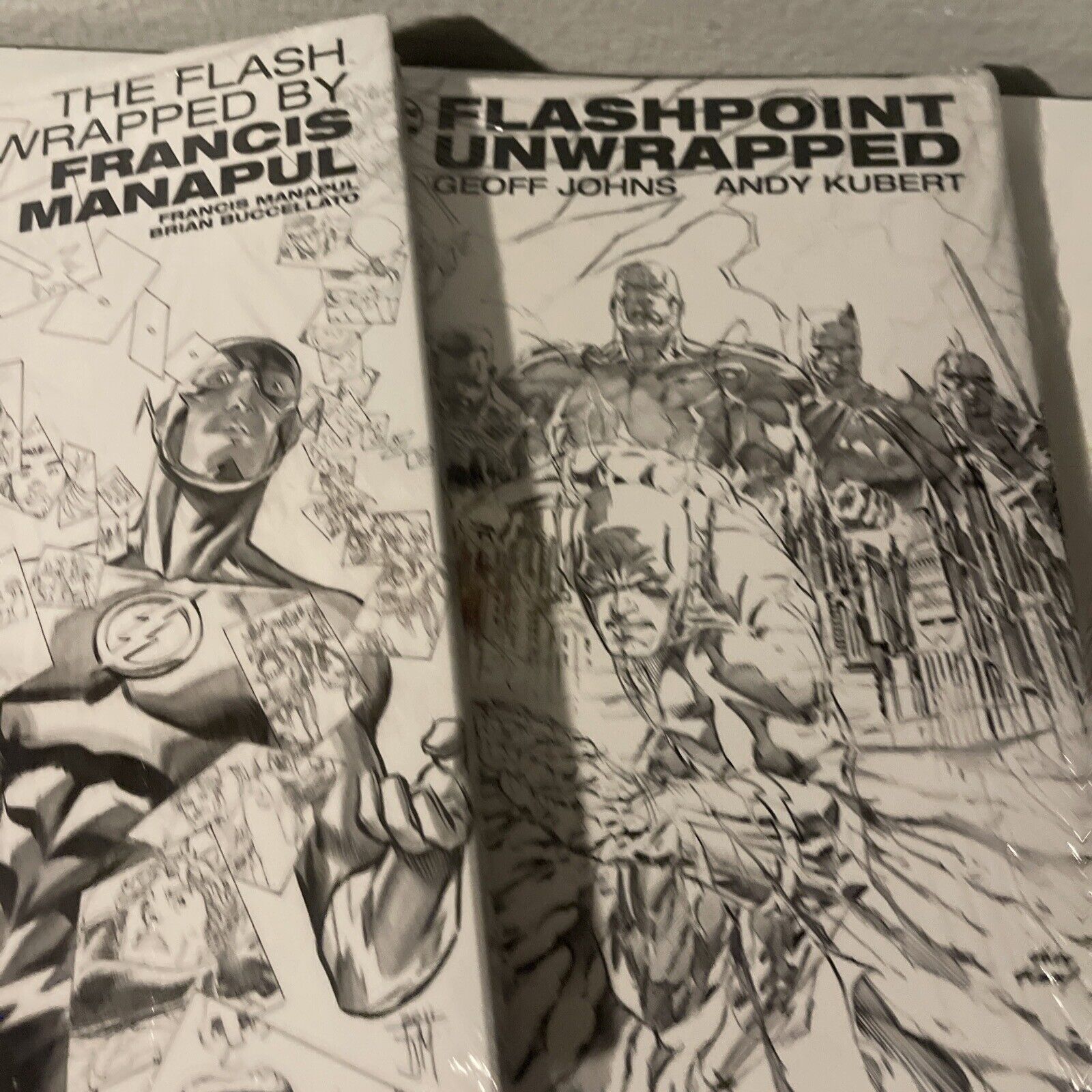 The Flash Unwrapped And Flash Point Unwrapped- Sealed HC LOT Of 2