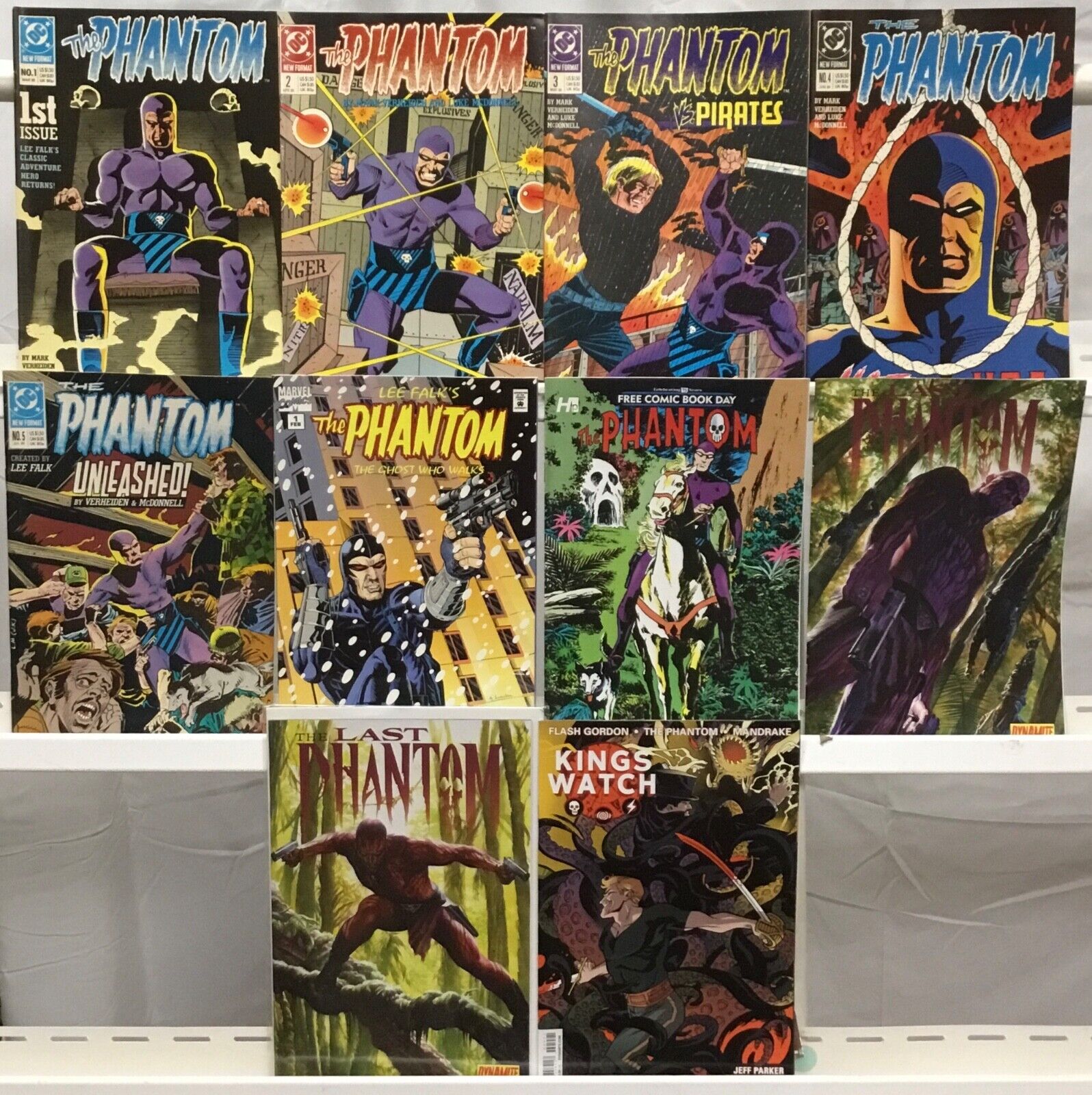 The Phantom Comic Book Lot of 10 - DC Comics, Marvel, Dynamite
