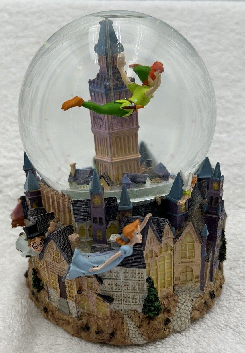 Disney’s Peter Pan 50 Years of Adventures 1951 Musical You Can Fly Snow Globe