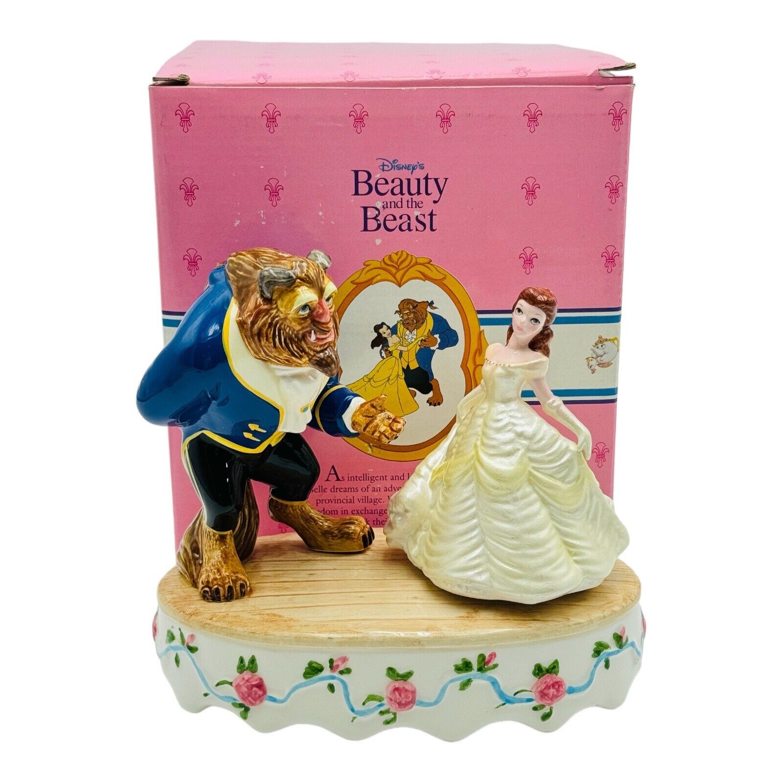 Schmid Disney’s Beauty And The Beast Music Box Dancing Belle NEW IN BOX