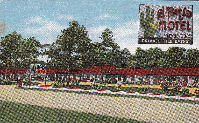  Postcard El Patio Motel Myrtle Beach SC 