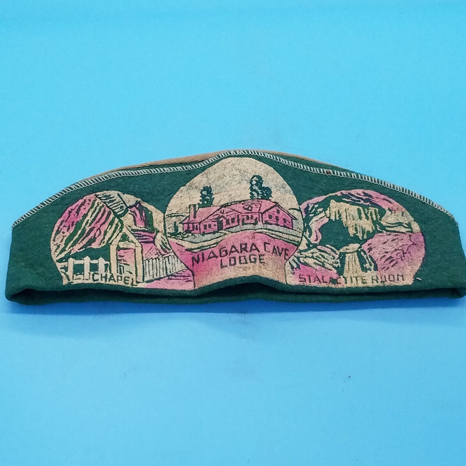 Rare vintage Niagara Cave Lodge Harmony, MINN. Children\'s souvenir Cap