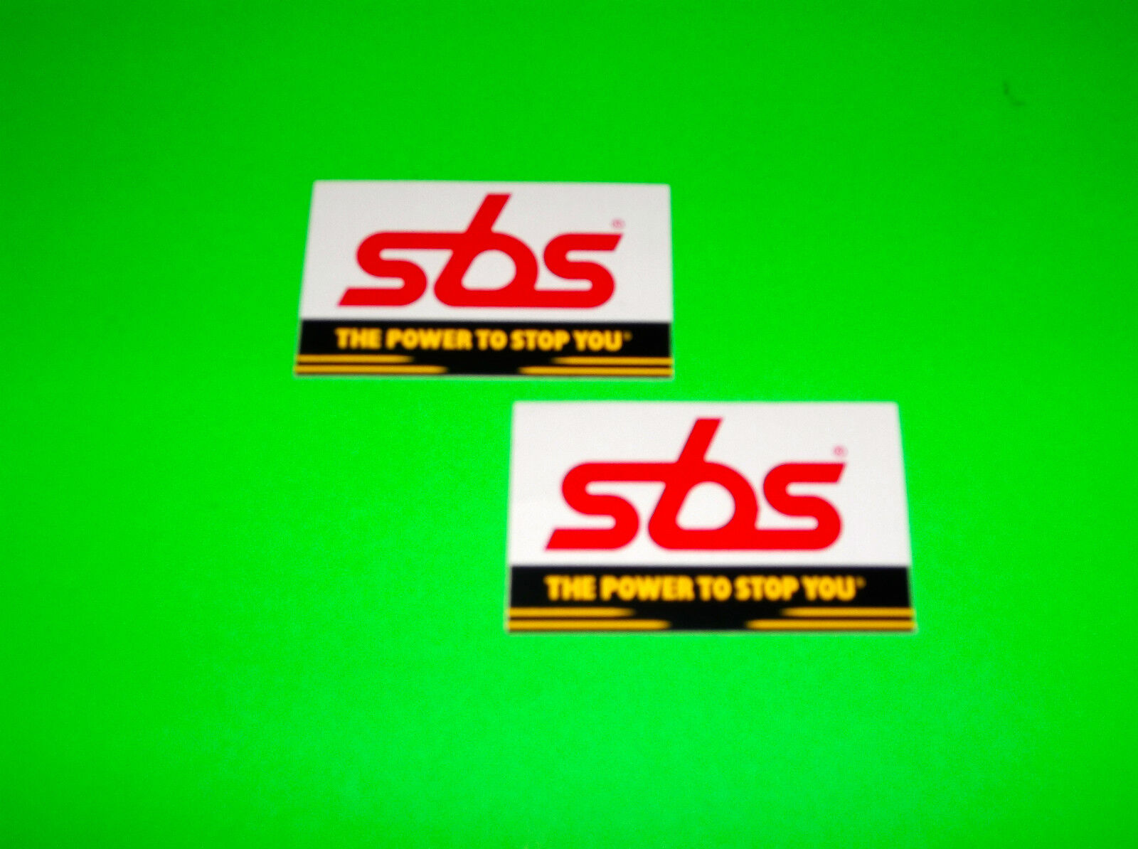 SBS SCANDINAVIAN MOTORCYCLE SPORT BIKE ATV QUAD BRAKE SYSTEMS DECALS STICKERS