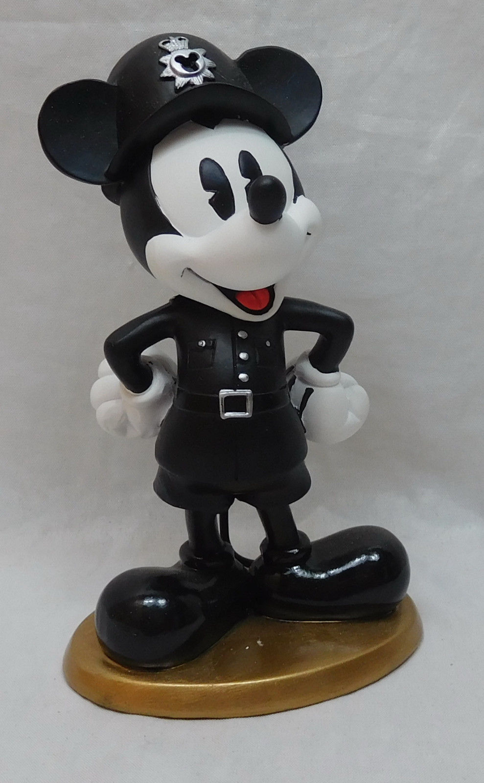 Extremely Rare Walt Disney Mickey Mouse as English Policeman Figurine Statue