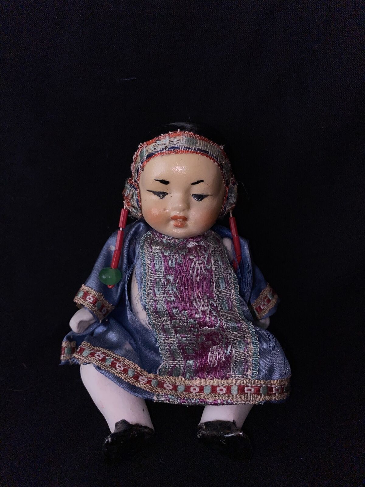 VERY RARE STUNNING VINTAGE MING MING ASIAN PORCELAIN DOLL  FROM 1930’s - 1960’s