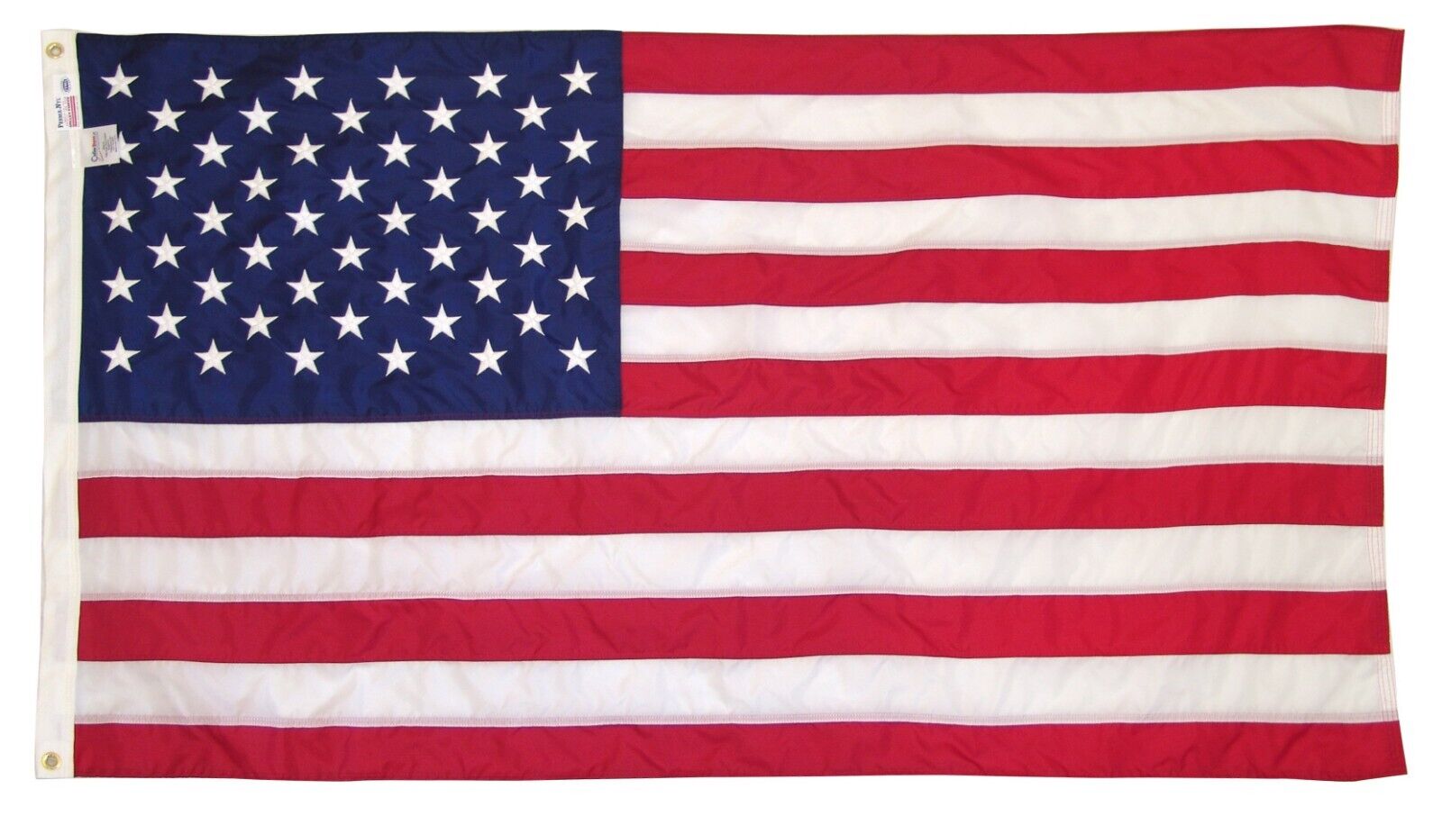 American Flag 3'x5' Nylon - Certified Made in USA - Sewn Stripes & Embroidered