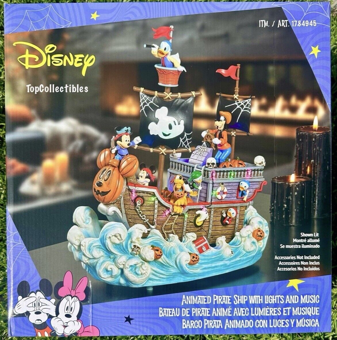 Disney Halloween Animated Pirate Ship Lights And Music Mickey Mouse Costco 2024