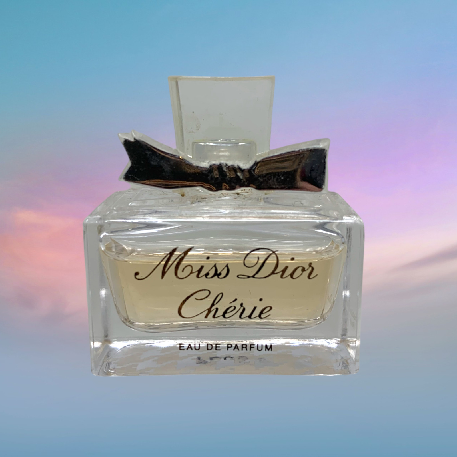 Vintage Miss Dior Cherie Eau de Parfum EDP Mini Bottle Splash .17 oz  90% Full