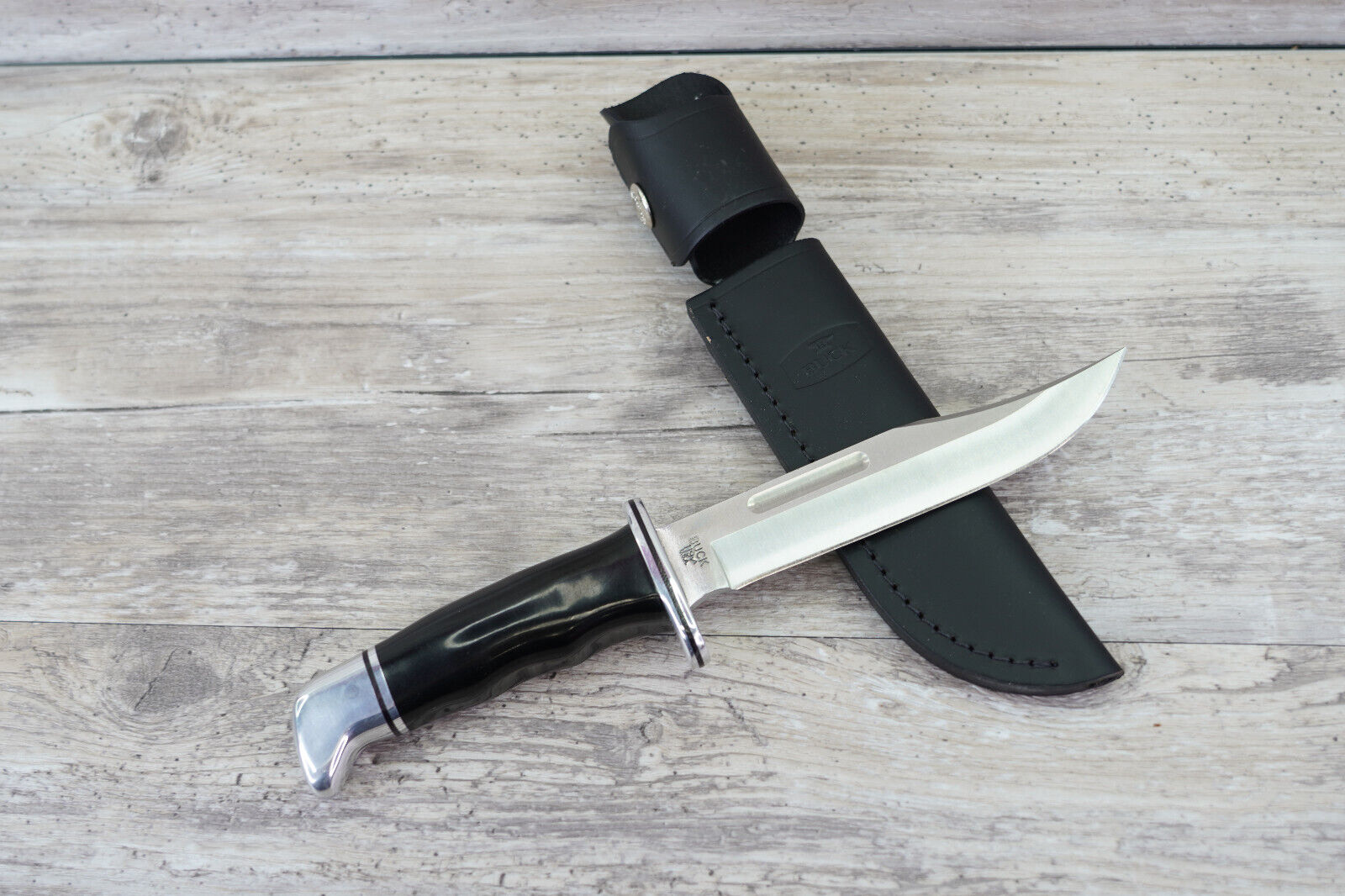 Buck Buck  119 Special Fixed Blade Knife, Leather Sheath READ DESCRIPTION