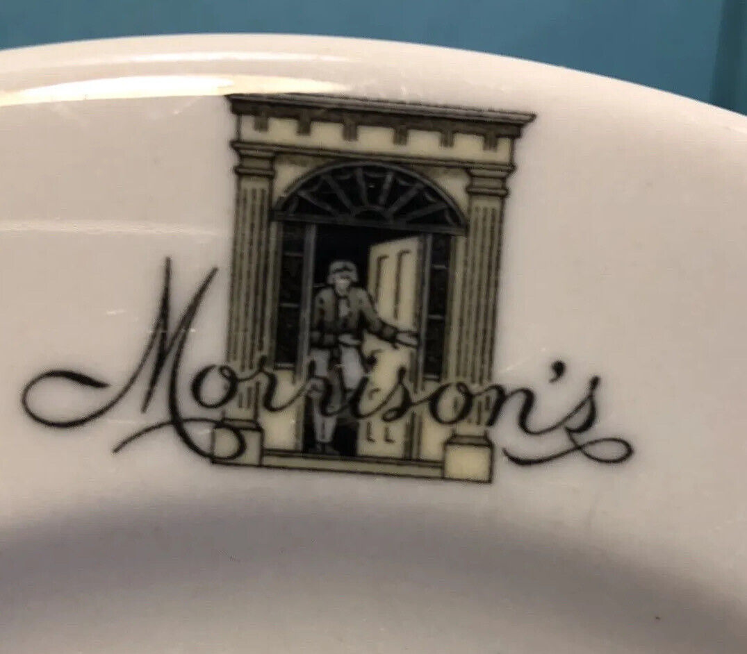 MORRISON\'S CAFETERIA 6 3/4” PLATE RESTAURANT WARE ~ SYRACUSE CHINA vtg