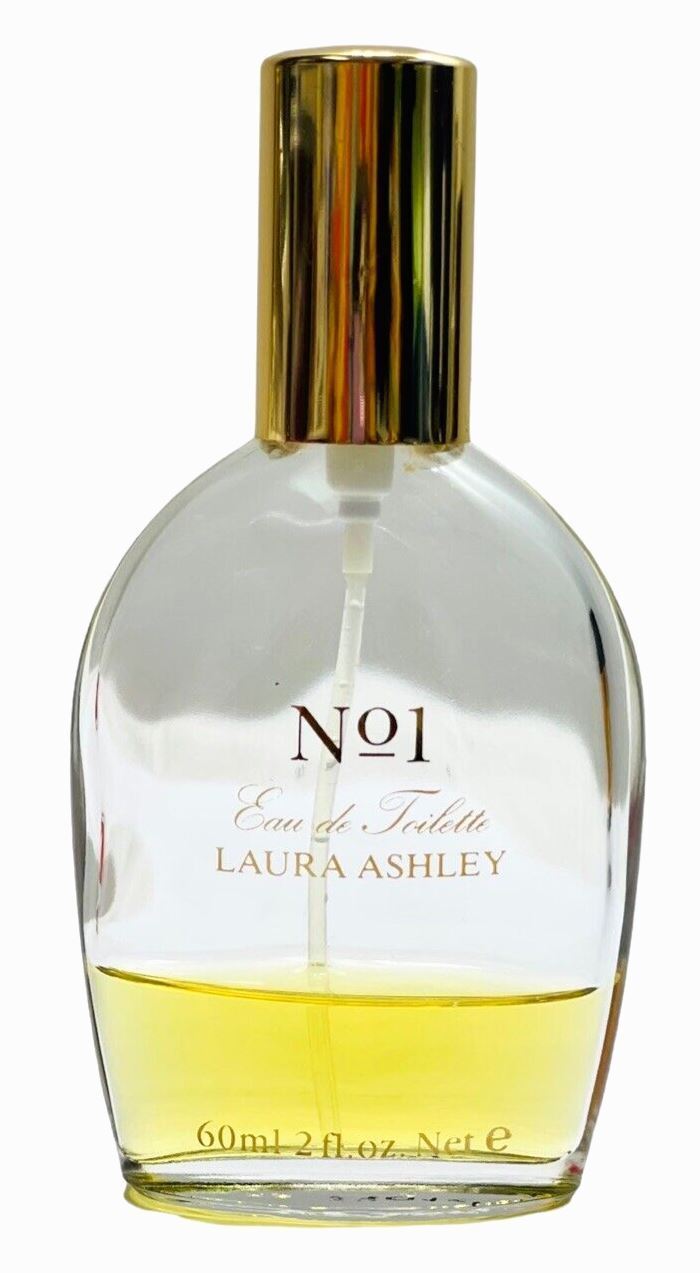 Laura Ashley No 1 Perfume Toilette Spray 60ml 2 fl. oz. APPROX 35% FULL