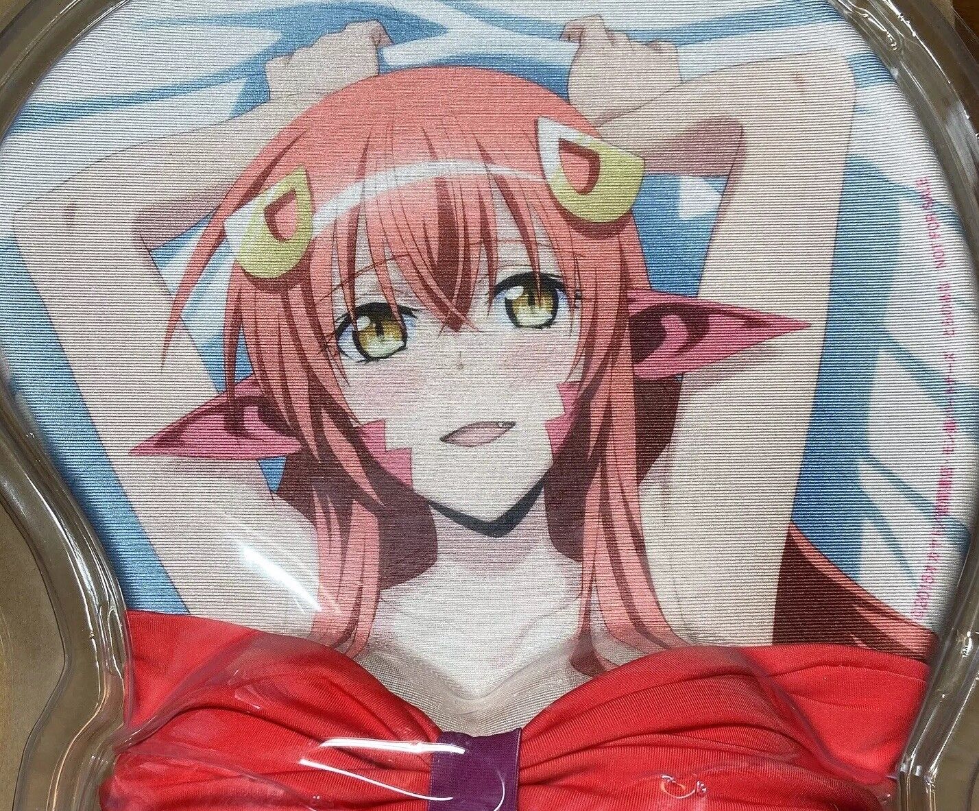 Everyday with Monster Musume Mouse Pad Miia Authentic Red Anime Rare