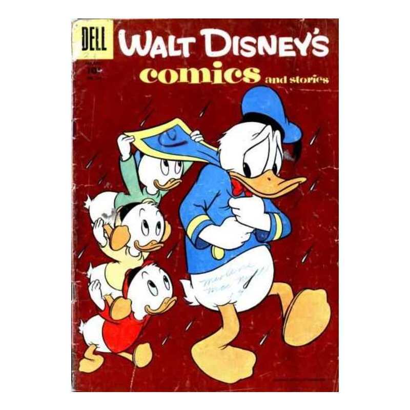 Walt Disney\'s Comics and Stories #184 Dell comics Fine+ [i;