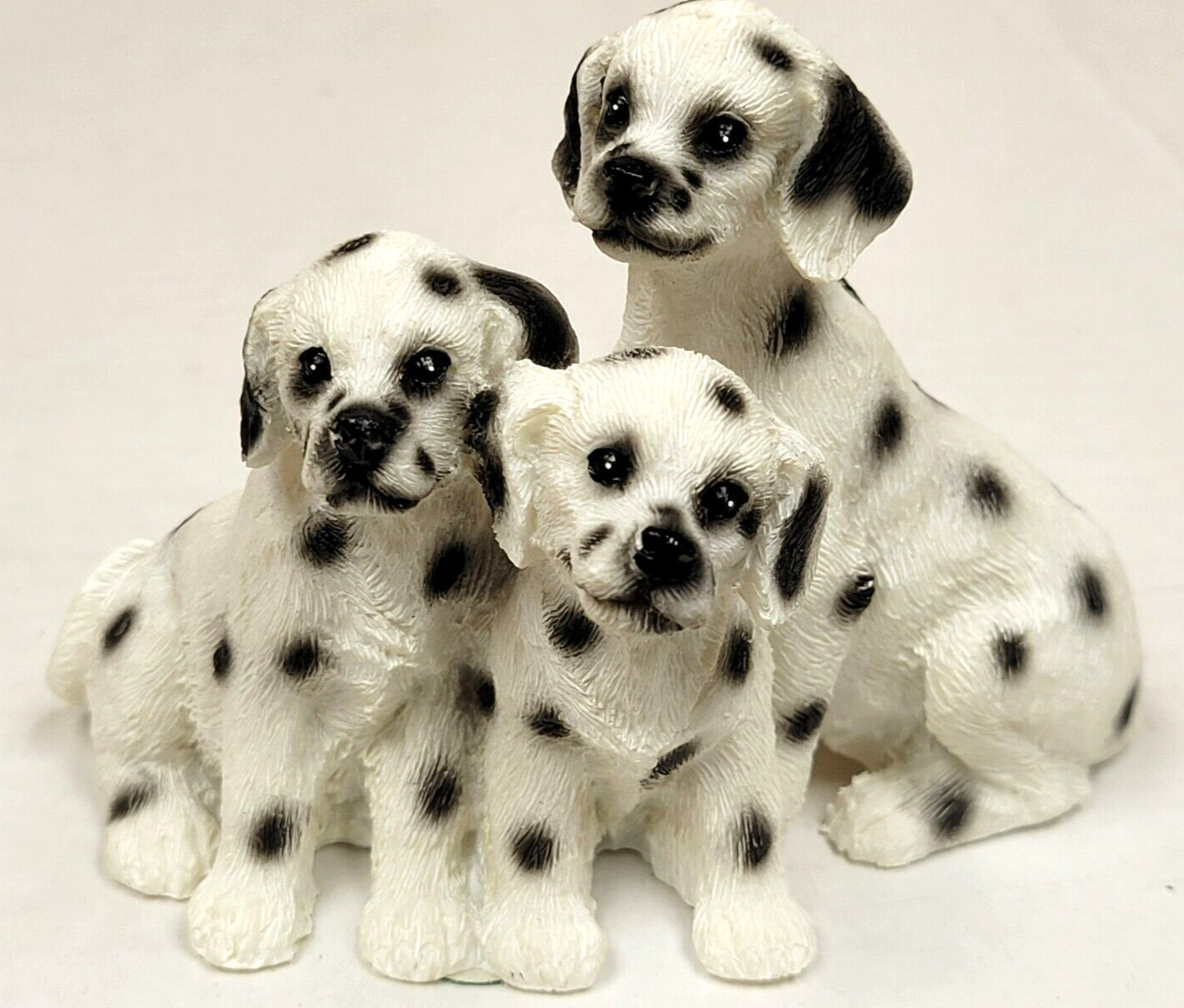 Young's Collectables, Dalmation Dog Statue, 3 PUPPIES, New (31516)