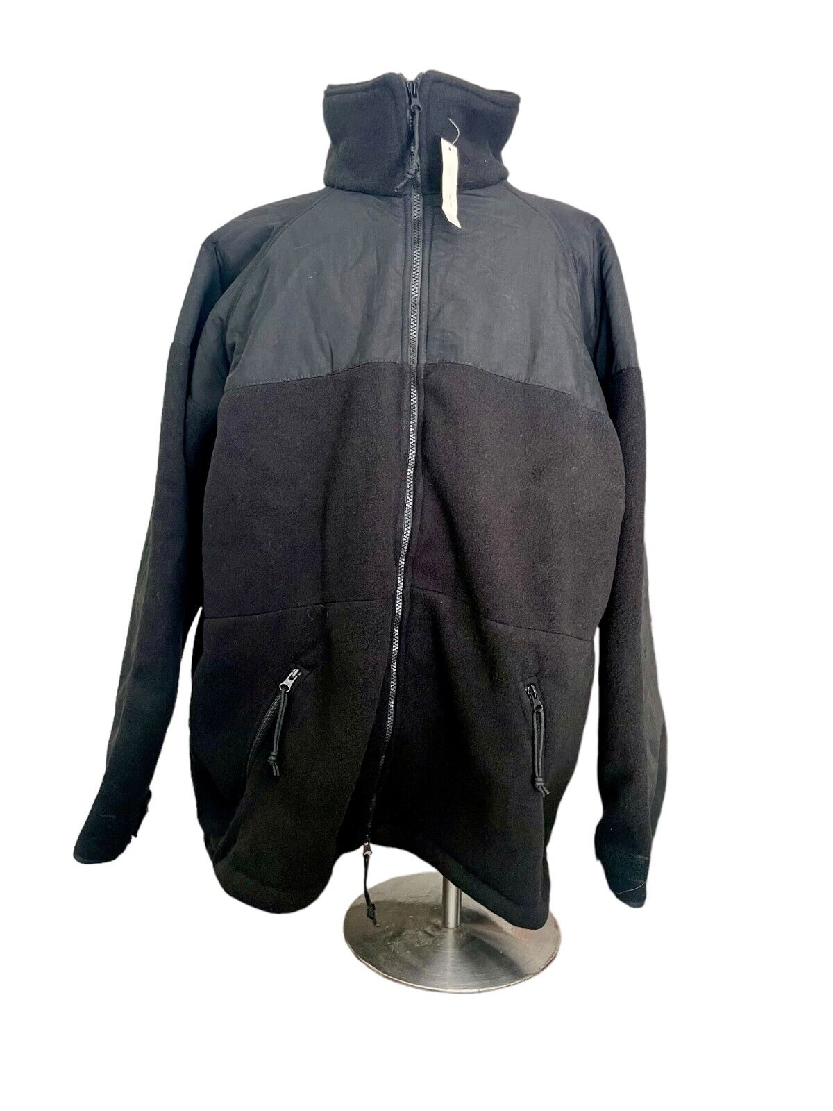 DSCP by Peckham US Military  Black Polartec  Fleece Cold Weather Jacket XL NWT