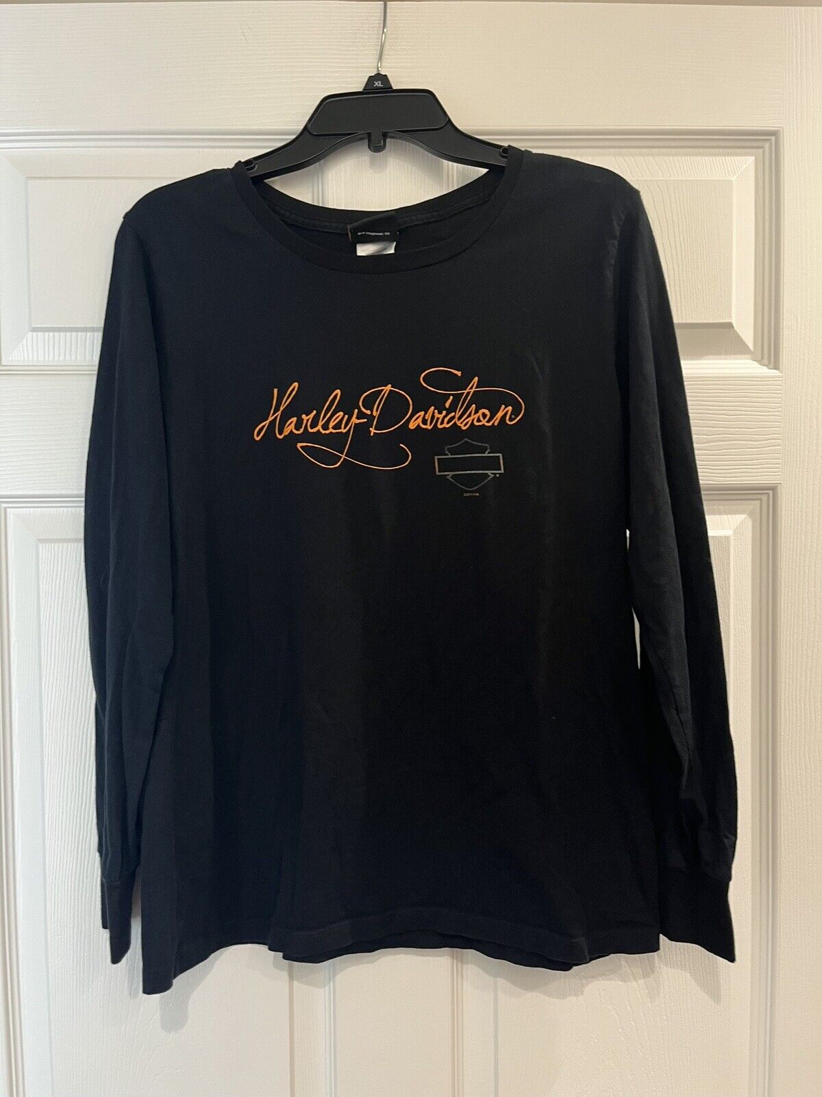 Harley-Davidson Size XL Black Long Sleeve T Shirt Gail’s Kansas City