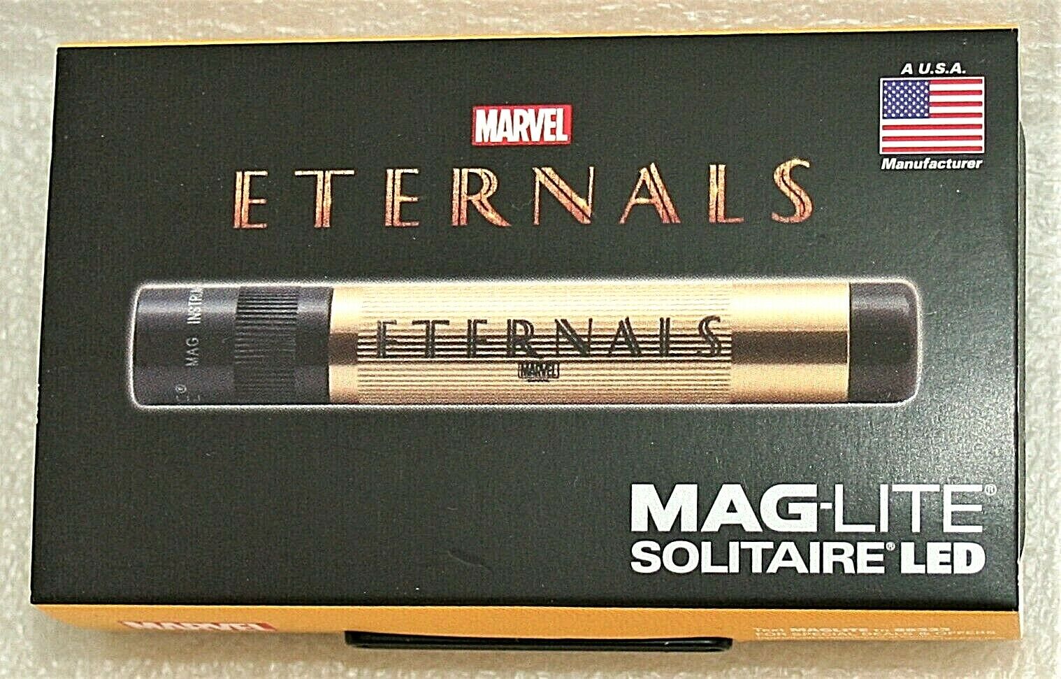 Marvel Comic Solitaire Eternal MagLite Mini LED Flashlight New MIB W/Case Pocket